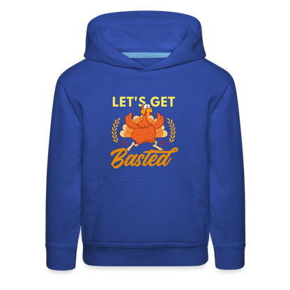 GU 'Let's Get Basted' Youth Premium Hoodie - royal blue
