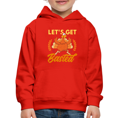 GU 'Let's Get Basted' Youth Premium Hoodie - red