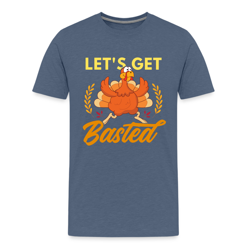GU 'Let's Get Basted' Youth Premium T-Shirt - heather blue