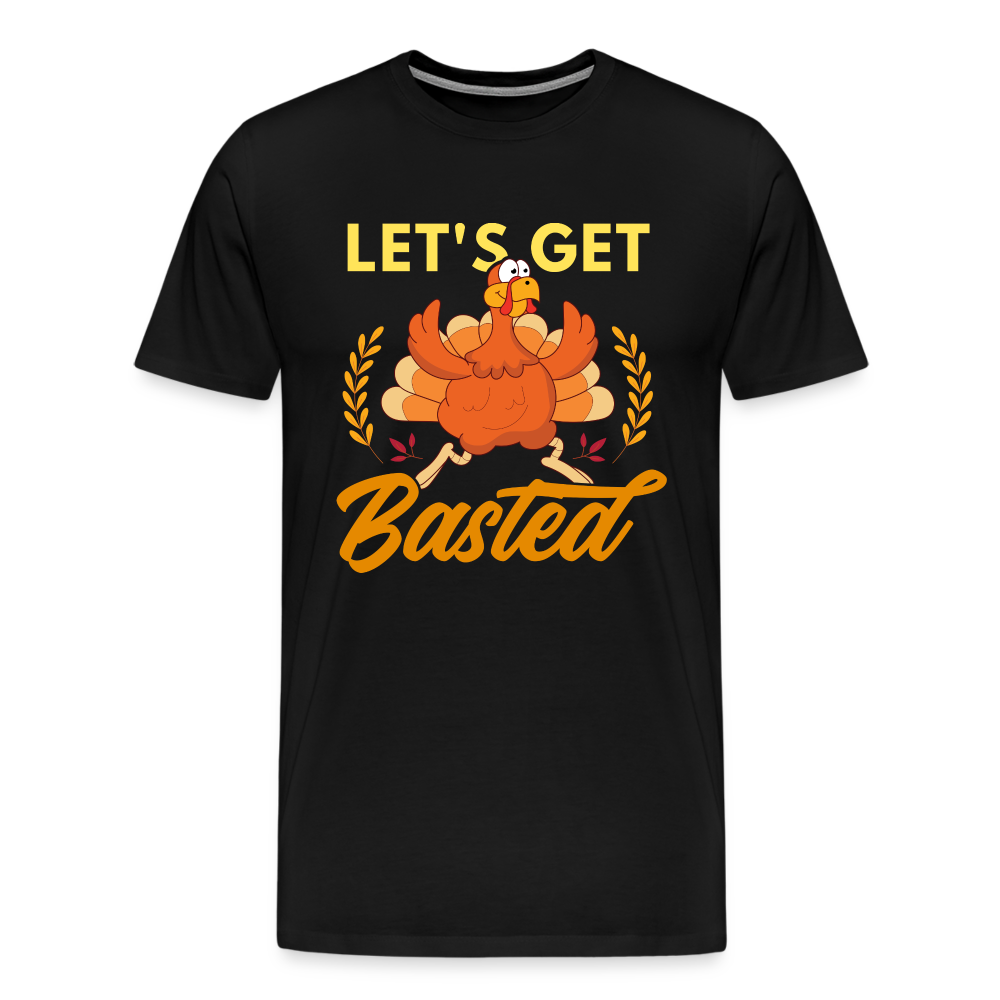 GU 'Let's Get Basted' Unisex Premium T-Shirt - black