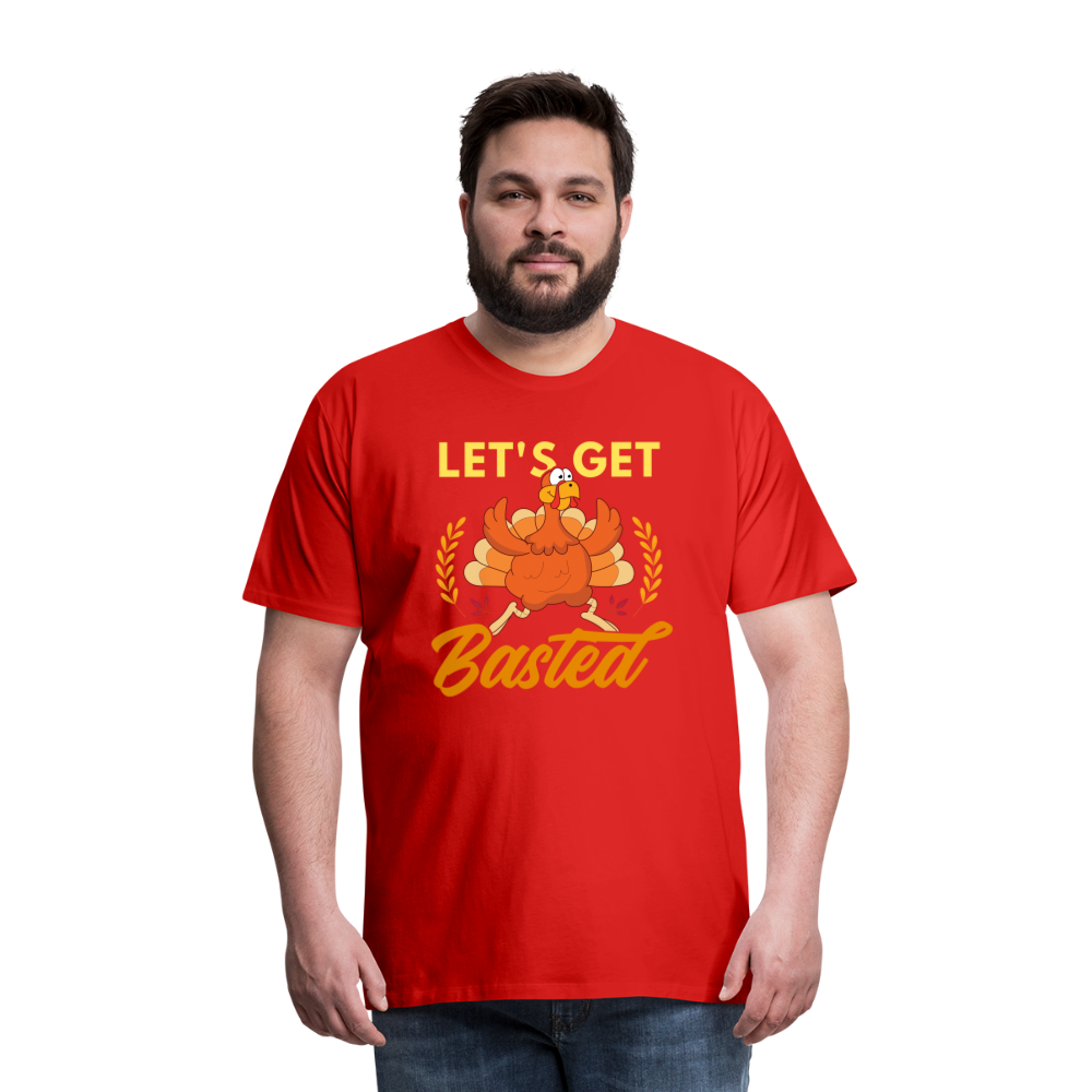 GU 'Let's Get Basted' Unisex Premium T-Shirt - red