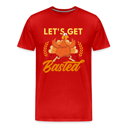 GU 'Let's Get Basted' Unisex Premium T-Shirt - red