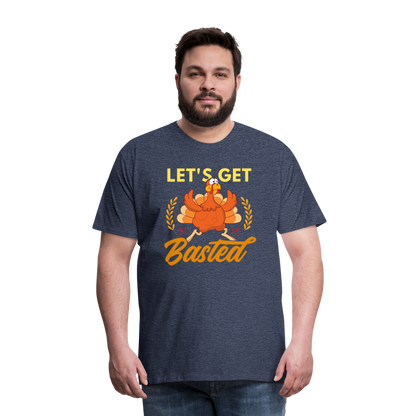 GU 'Let's Get Basted' Unisex Premium T-Shirt - heather blue