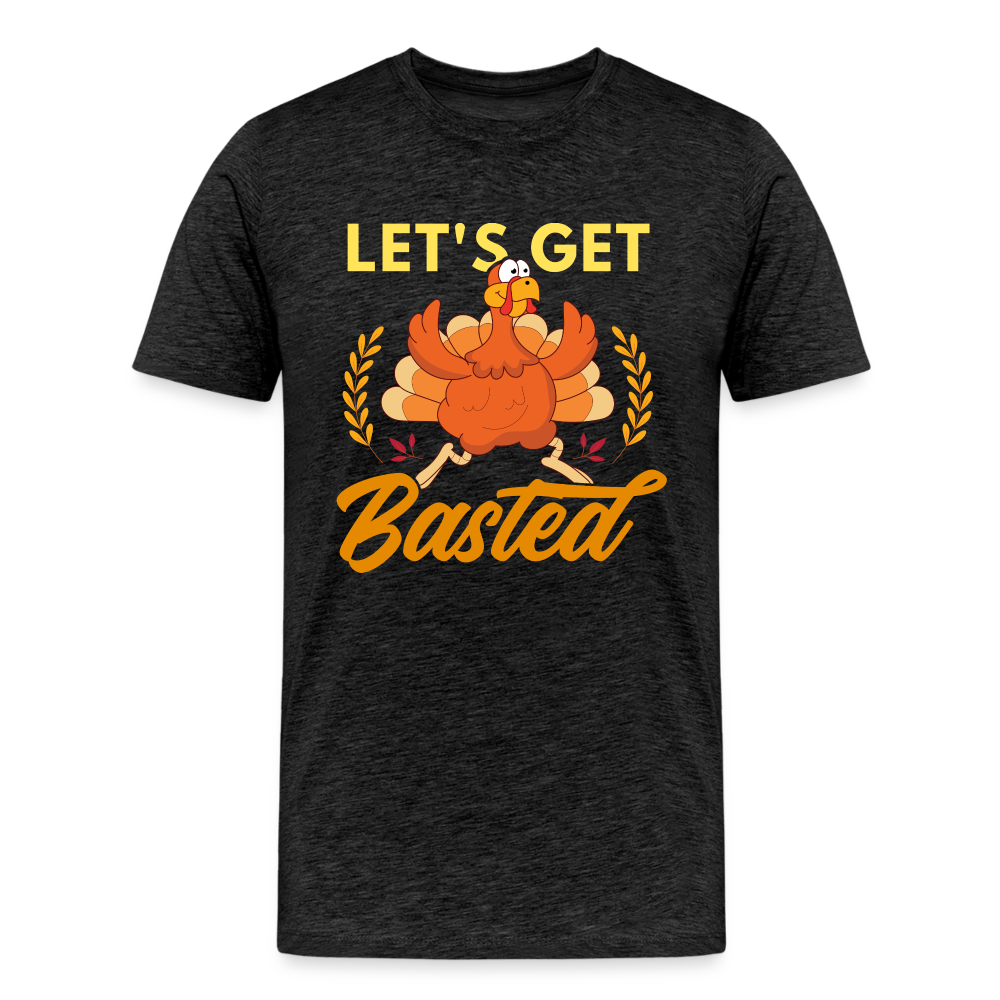 GU 'Let's Get Basted' Unisex Premium T-Shirt - charcoal grey