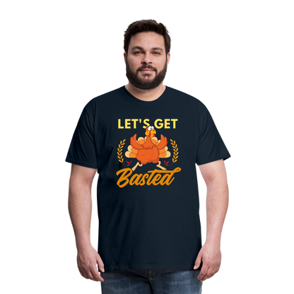 GU 'Let's Get Basted' Unisex Premium T-Shirt - deep navy