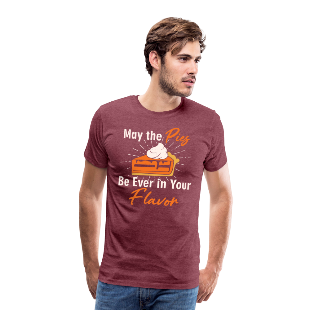 GU 'May the Pies' Unisex Premium T-Shirt - heather burgundy
