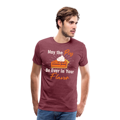 GU 'May the Pies' Unisex Premium T-Shirt - heather burgundy