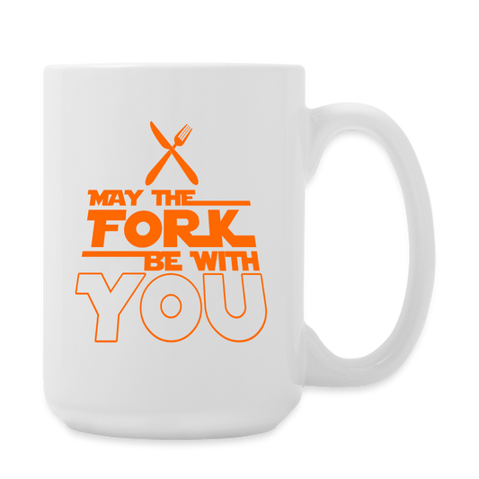 GU 'May the Fork' 15 oz Mug - white