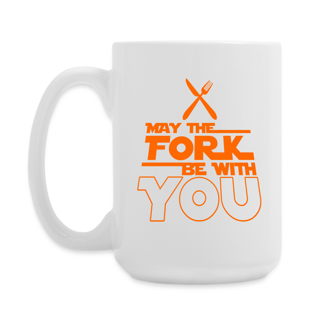 GU 'May the Fork' 15 oz Mug - white