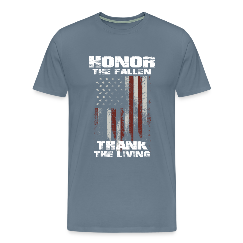 Honor' Unisex Premium T-Shirt - steel blue