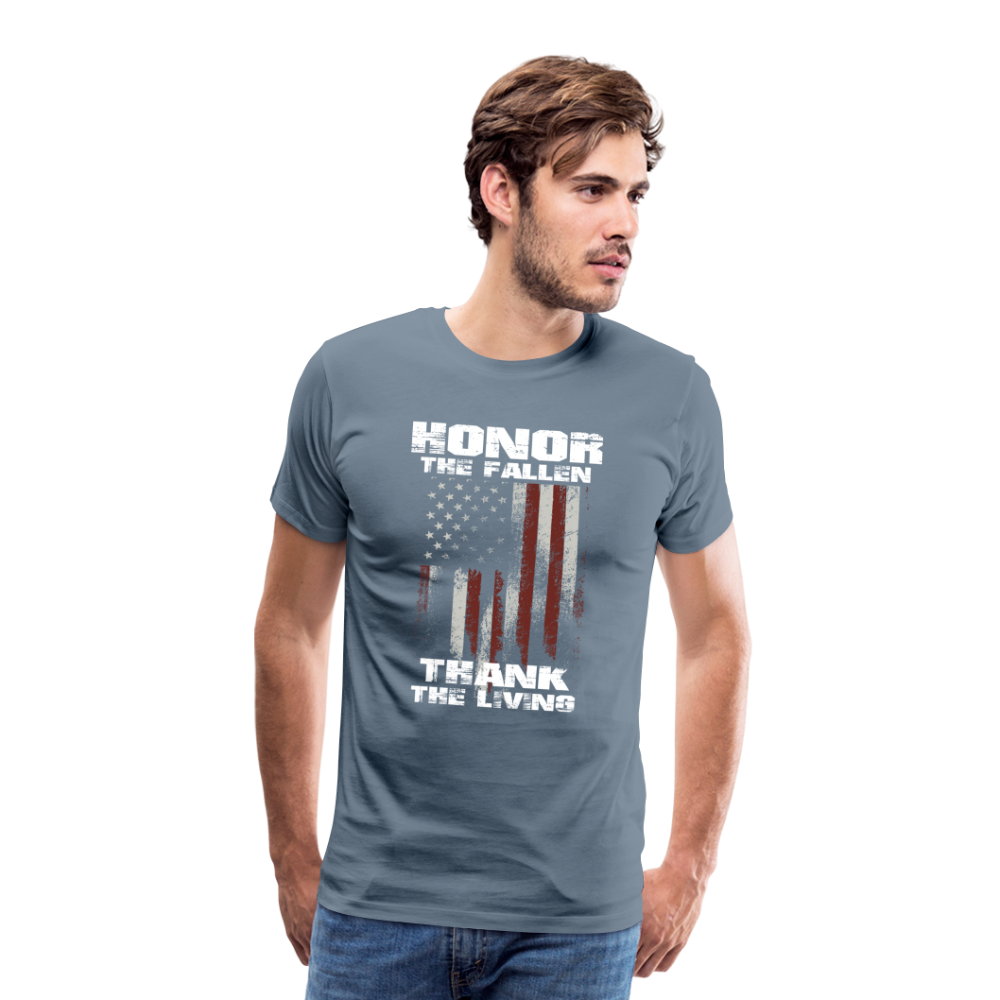 Honor' Unisex Premium T-Shirt - steel blue