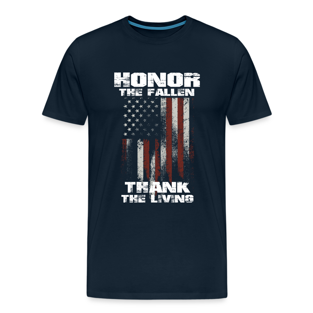 Honor' Unisex Premium T-Shirt - deep navy