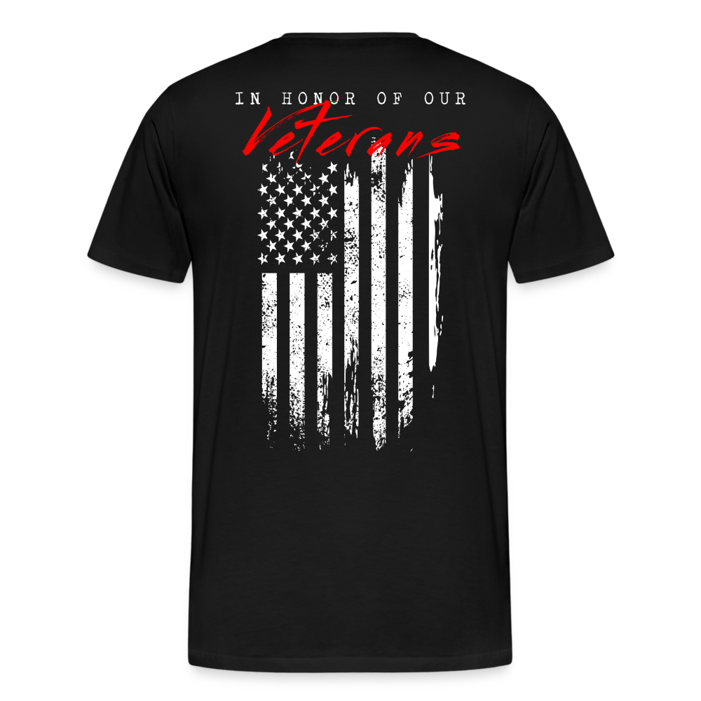 GU 'In Honor of Veterans' Unisex Premium T-Shirt - black