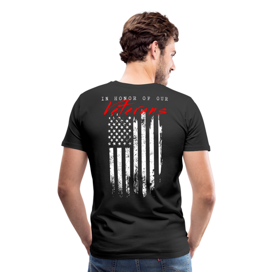 GU 'In Honor of Veterans' Unisex Premium T-Shirt - black