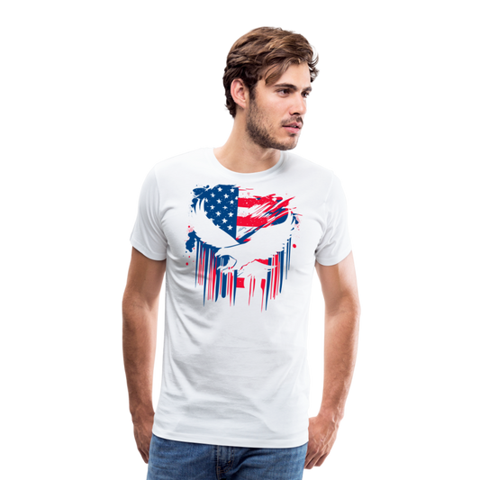 GU 'Eagle' - Colored Unisex Premium T-Shirt - white