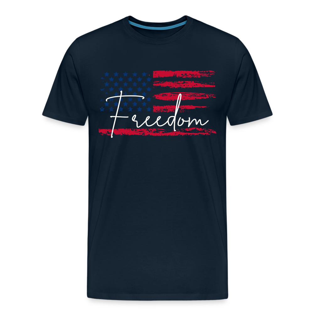 GU 'Freedom' Unisex Premium T-Shirt - deep navy