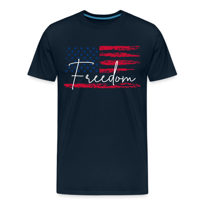 GU 'Freedom' Unisex Premium T-Shirt - deep navy
