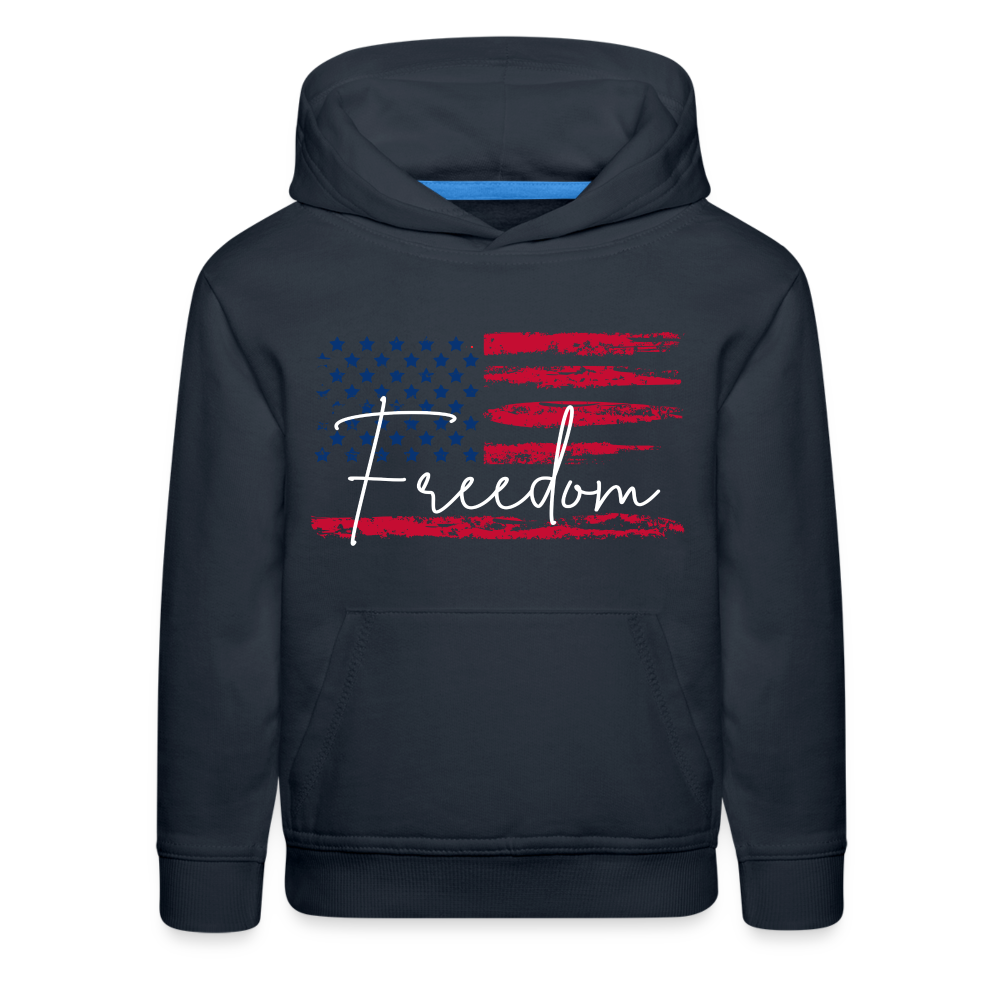 GU 'Freedom' Youth Premium Hoodie - navy