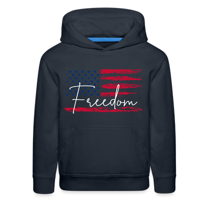 GU 'Freedom' Youth Premium Hoodie - navy