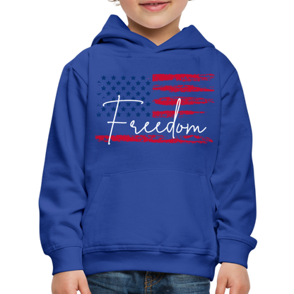 GU 'Freedom' Youth Premium Hoodie - royal blue