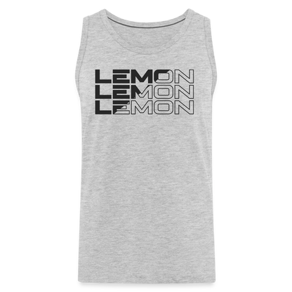 LEM0N Men’s Premium Tank - heather gray
