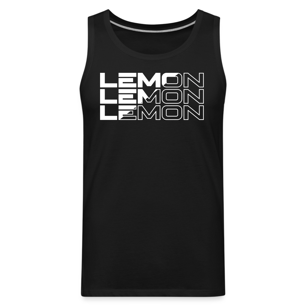 LEM0N Men’s Premium Tank - black