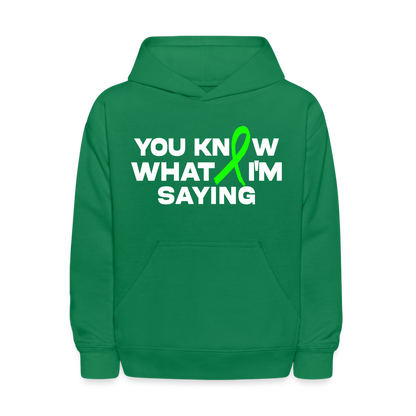 Domin8r Youth Hoodie - kelly green