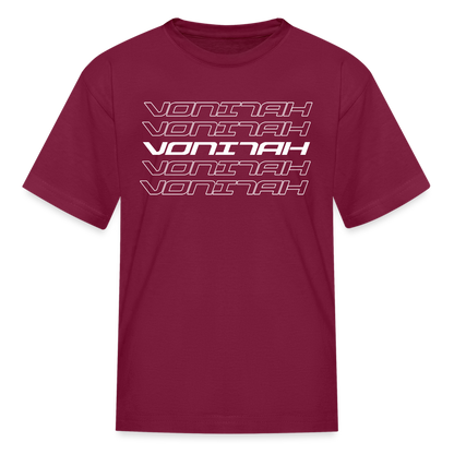 Vonitah Youth T-Shirt - burgundy