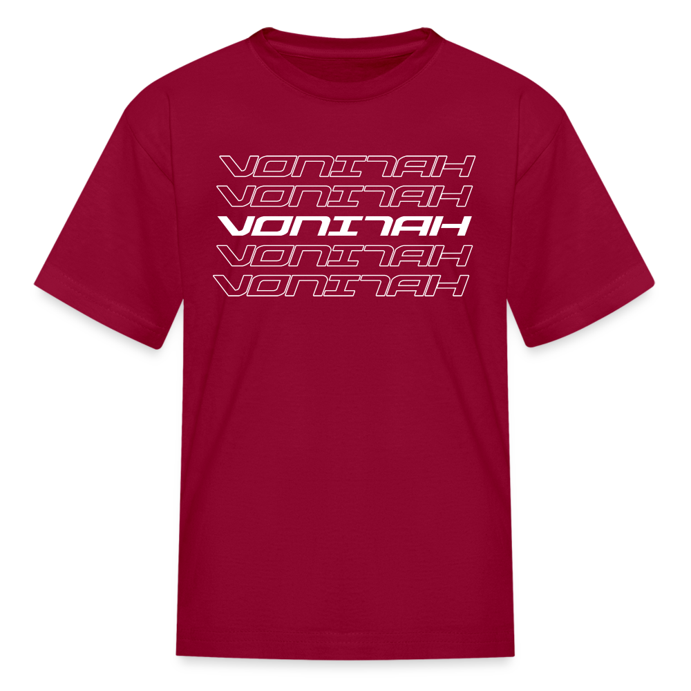 Vonitah Youth T-Shirt - dark red