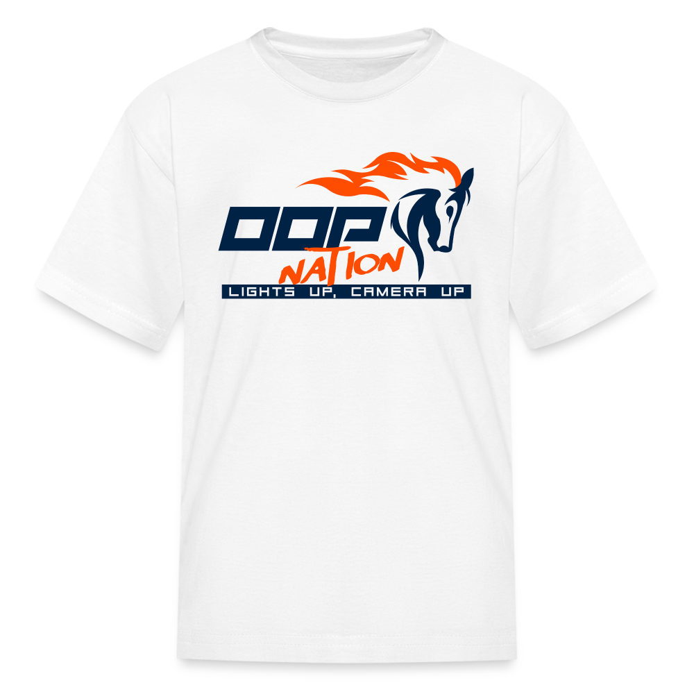 Oop Nation Youth T-Shirt - white