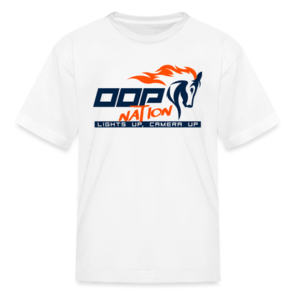 Oop Nation Youth T-Shirt - white