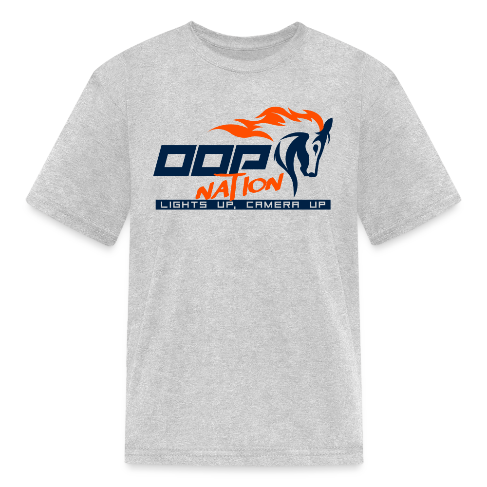 Oop Nation Youth T-Shirt - heather gray