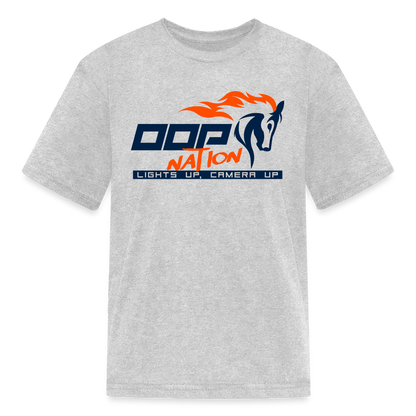 Oop Nation Youth T-Shirt - heather gray