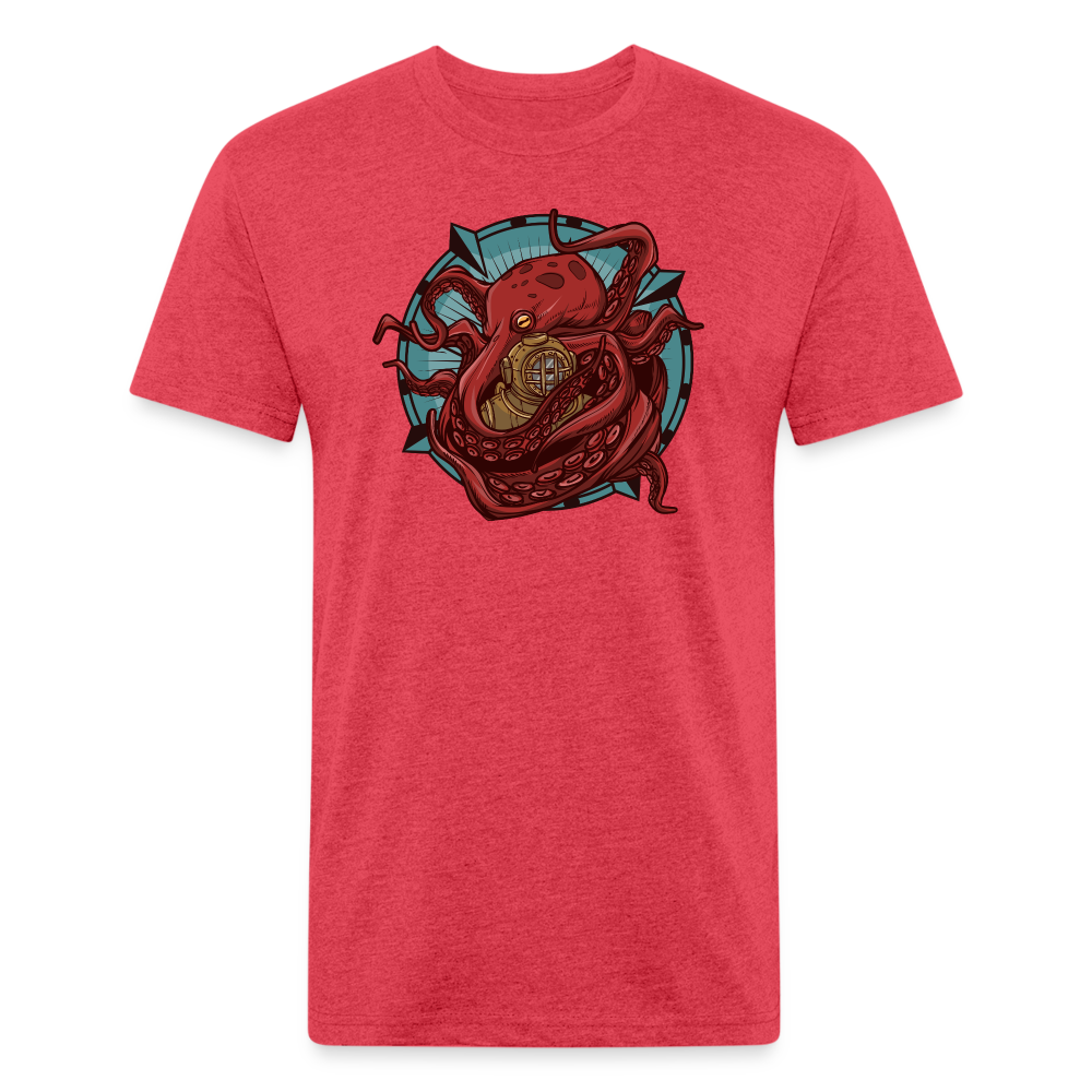 Adult Reid Likes Games Fitted T-Shirt - heather red
