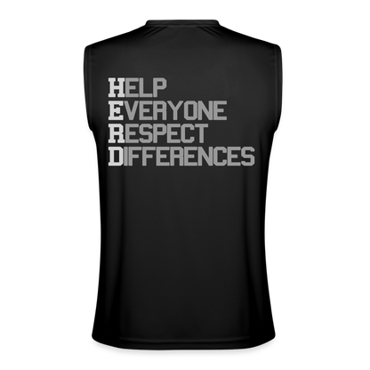 Men’s Vex Unchained 'HERD' Sleeveless Performance Shirt - black