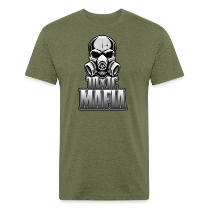 Adult Heyyyy Tony Fitted T-Shirt - heather military green