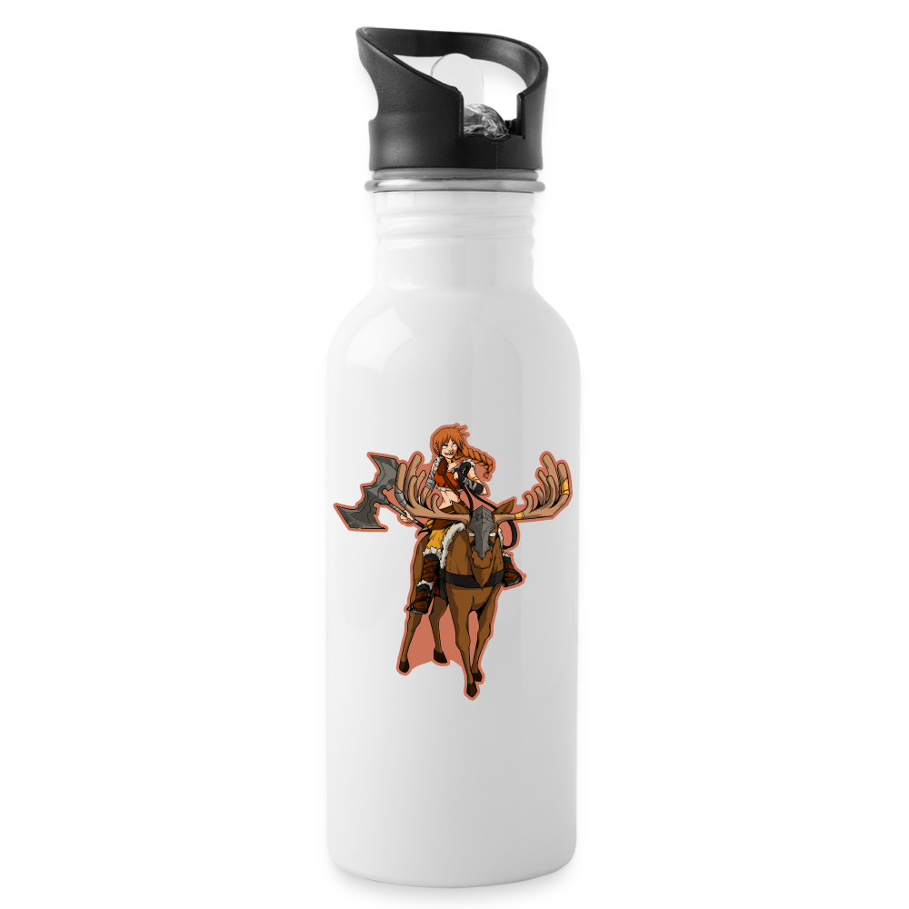 Queen of Vikings Stainless Steel Water Bottle - white