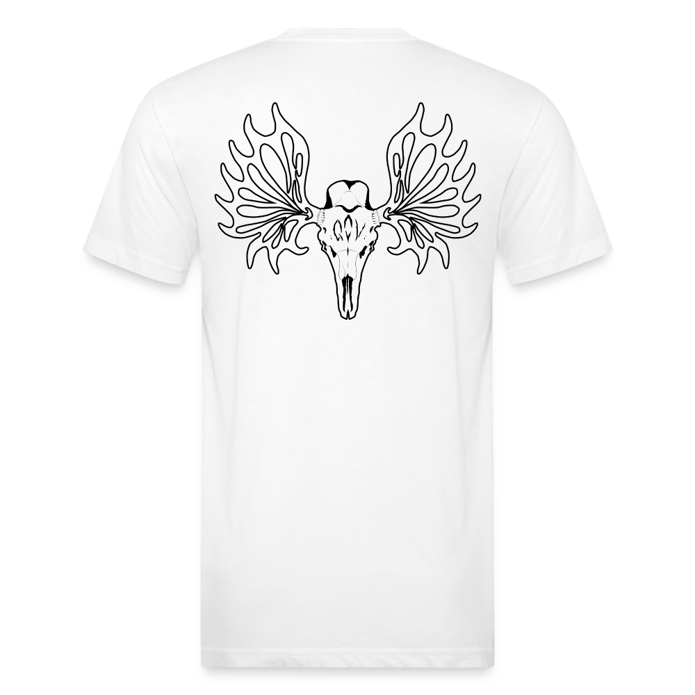 Adult Queen of Vikings 'Ancient Beast' Fitted T-Shirt - white