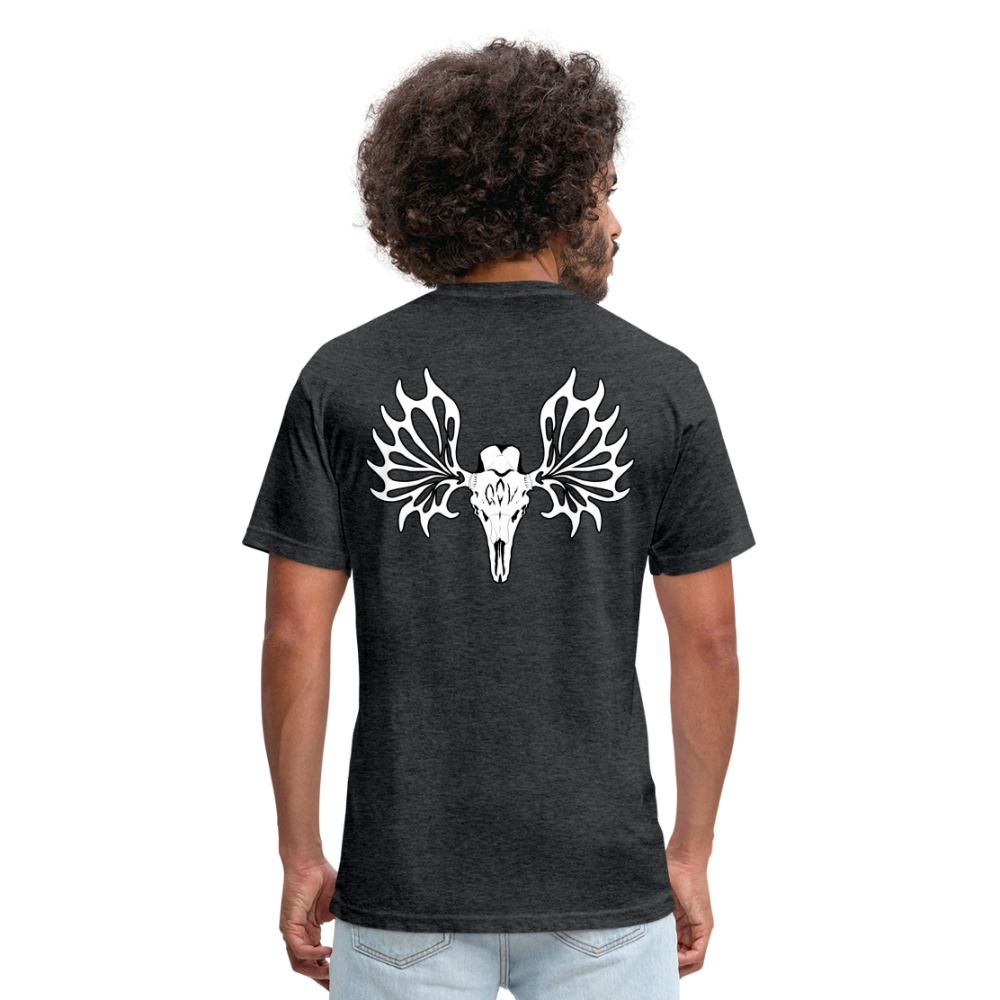 Adult Queen of Vikings 'Ancient Beast' Fitted T-Shirt - heather black