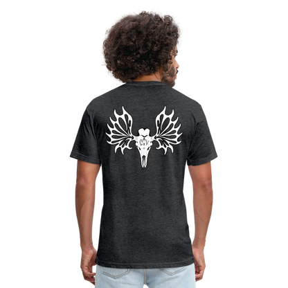 Adult Queen of Vikings 'Ancient Beast' Fitted T-Shirt - heather black