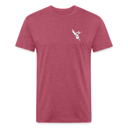 Adult Queen of Vikings 'Ancient Beast' Fitted T-Shirt - heather burgundy