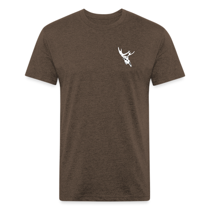 Adult Queen of Vikings 'Ancient Beast' Fitted T-Shirt - heather espresso