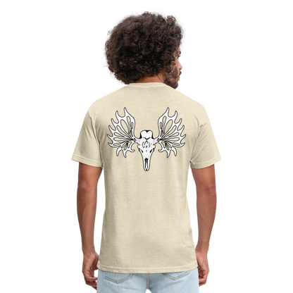 Adult Queen of Vikings 'Ancient Beast' Fitted T-Shirt - heather cream