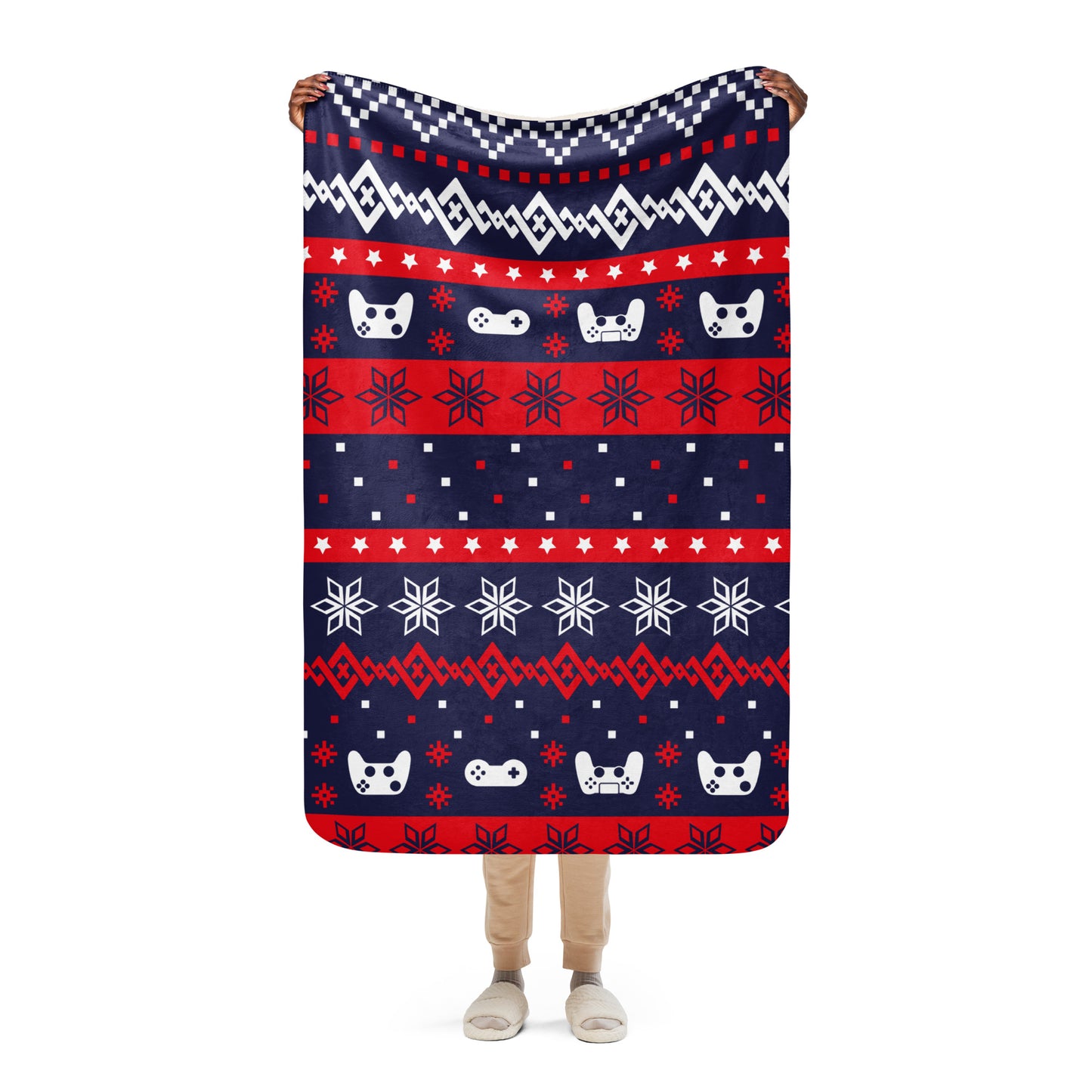 Christmas Present Sherpa Blanket