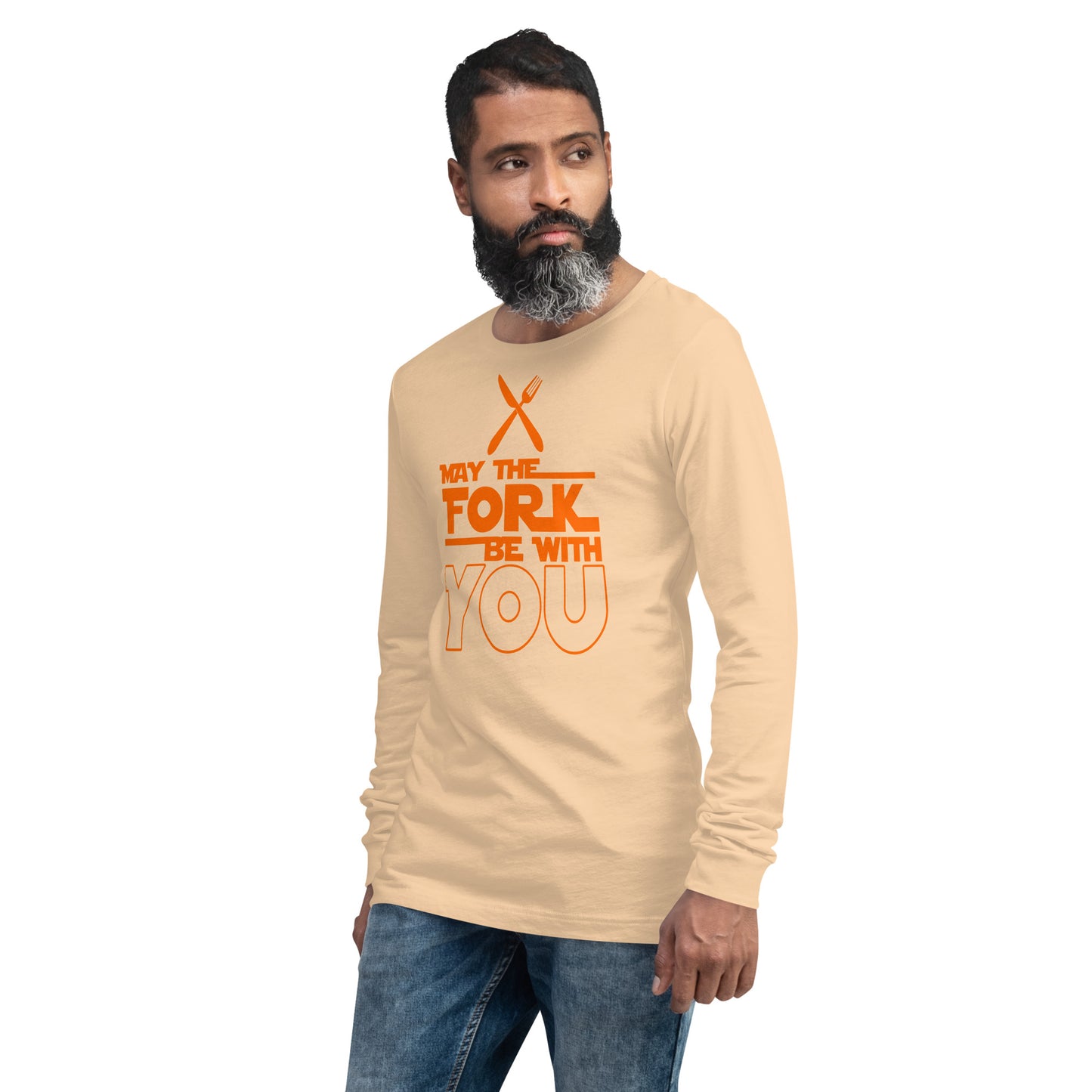 Adult GU 'May the Fork' Long Sleeve T-Shirt