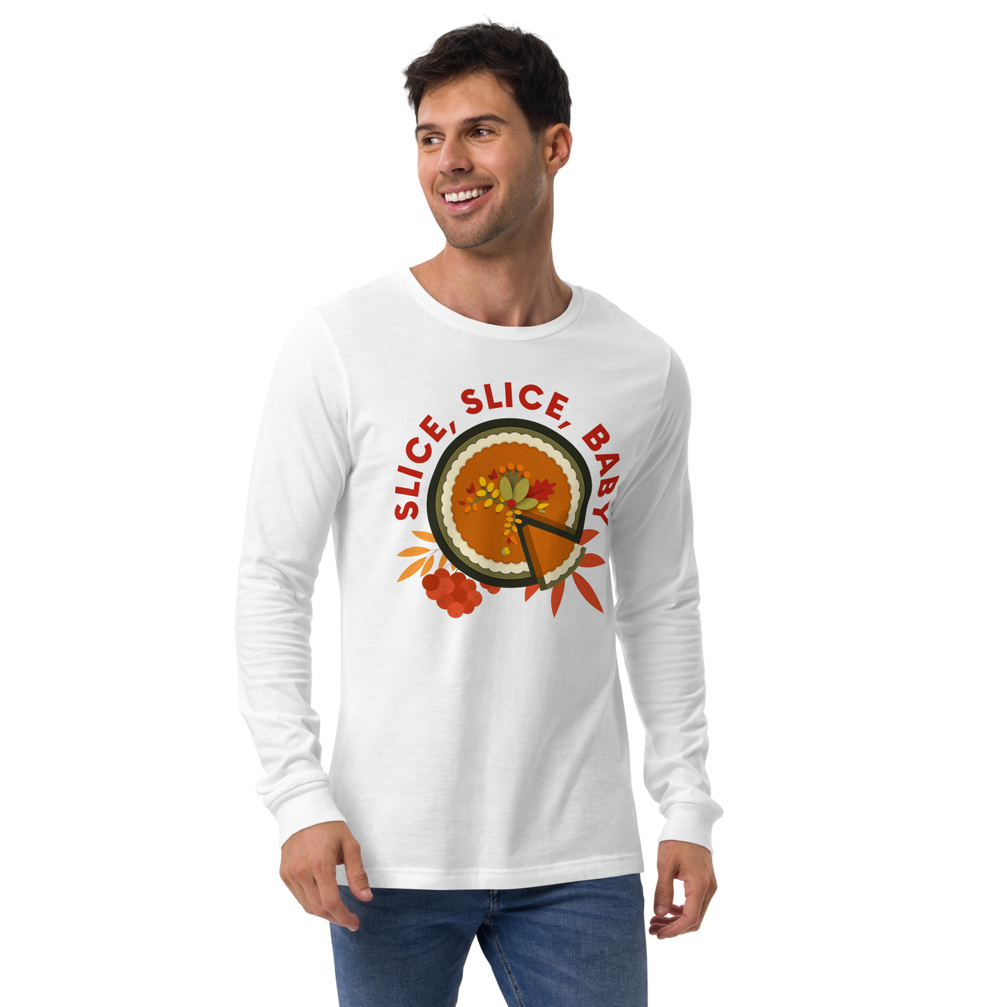 Adult GU 'Slice, Slice, Baby' Long Sleeve T-Shirt