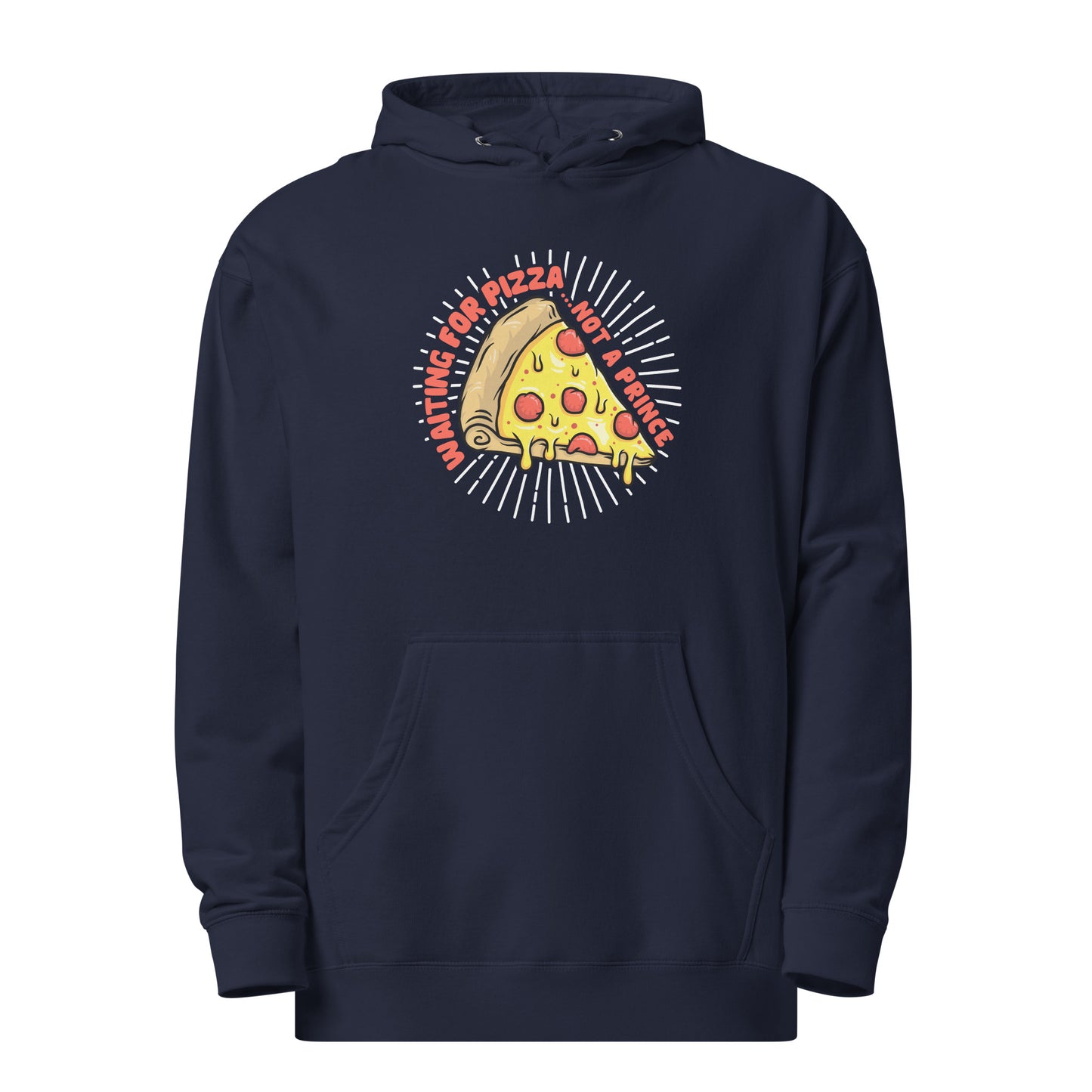 Adult 'Waiting for Pizza' Midweight Hoodie