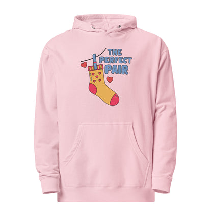 Adult 'Perfect Pair Left Sock' Midweight Hoodie