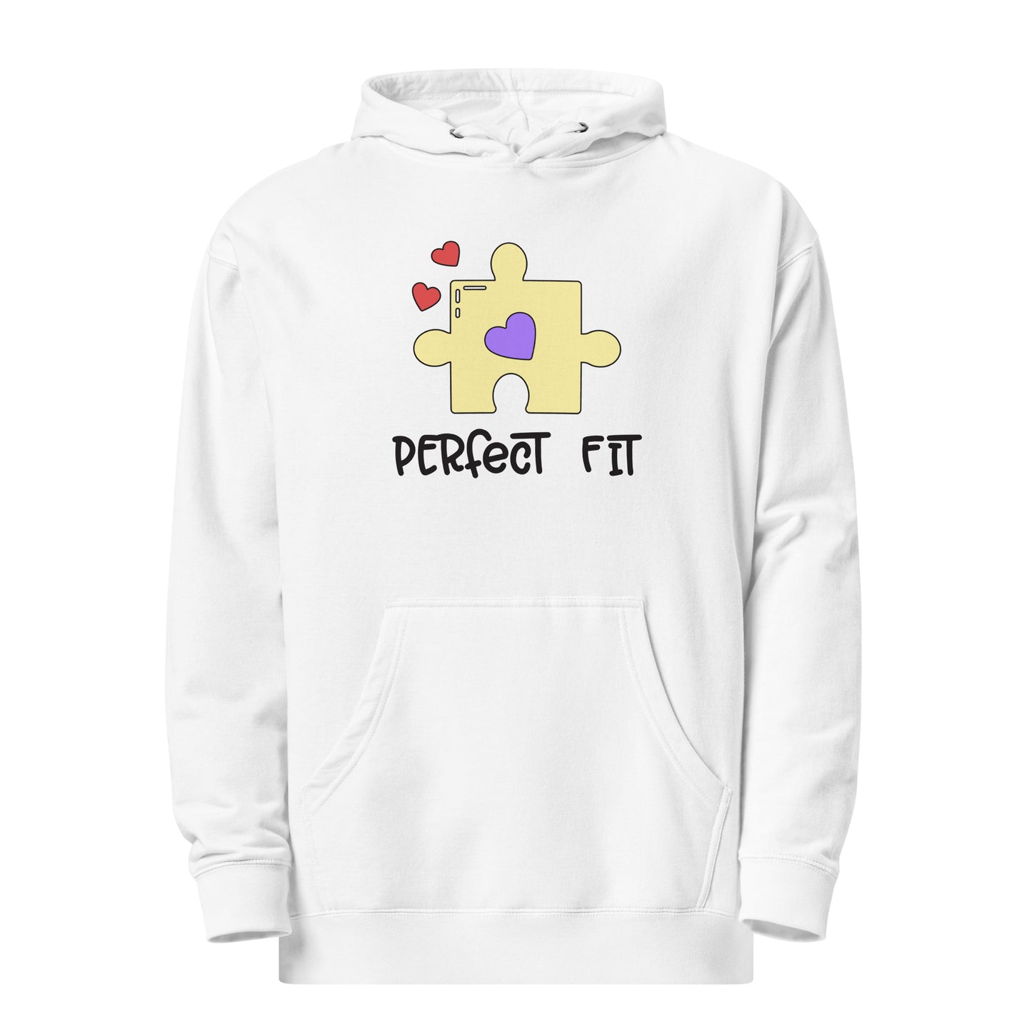 Adult 'Perfect Fit Yellow Piece' Midweight Hoodie