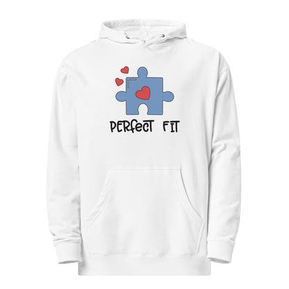 Adult 'Perfect Fit Blue Piece' Midweight Hoodie